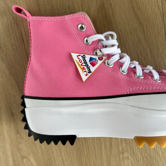 ❤️Converse Run Star Hike Hi Top Converse 8 Mens Shoes Platform Oops Pink A08735C - Picture 8 of 10